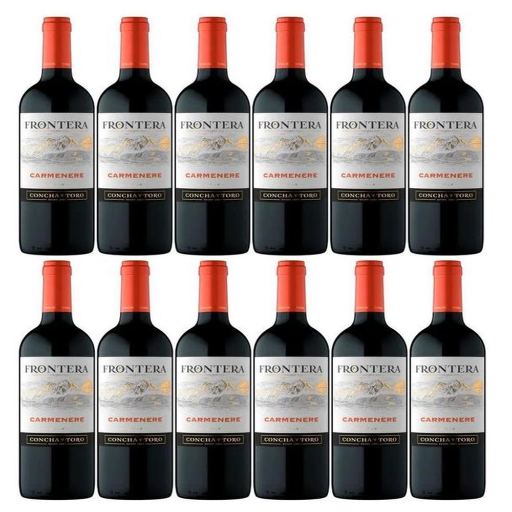 Vino Tinto Frontera Carmenere 750ml - 12 UND