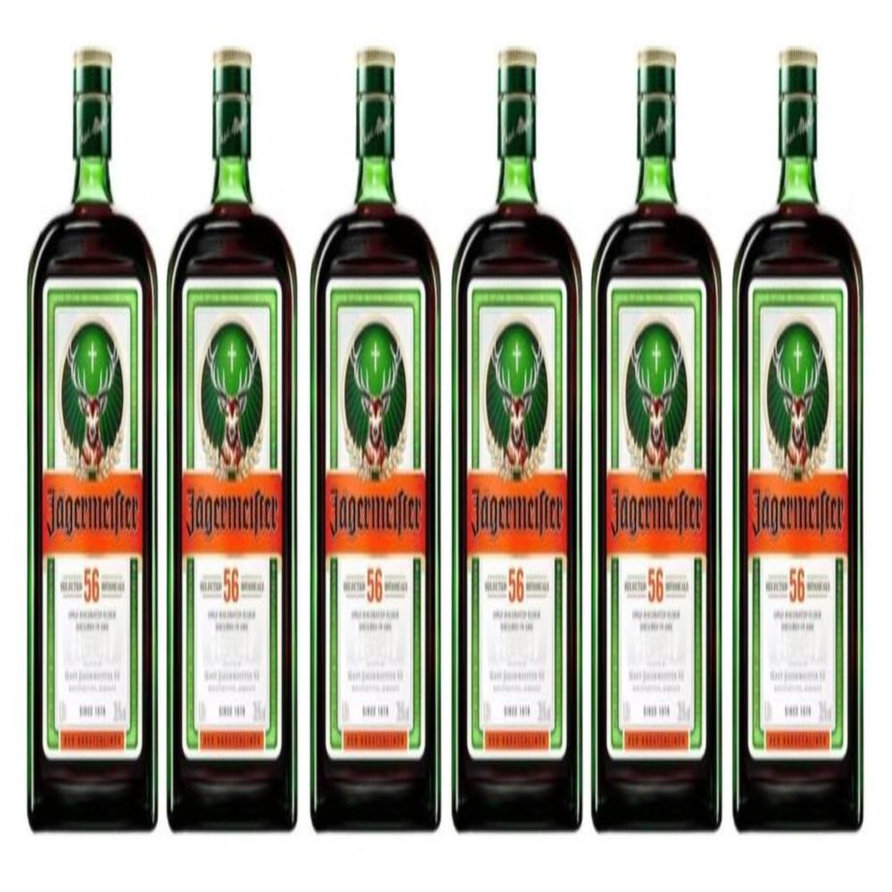 Licor Jagermeister 1 LT - 6 UND