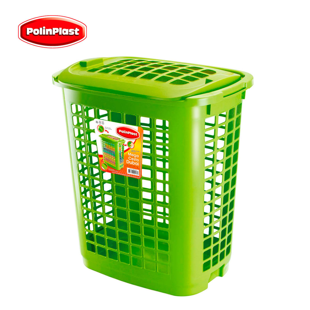 Mega Cesto Dubai Gigante PolinPlast Verde