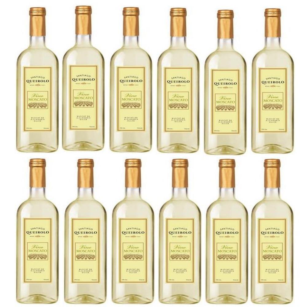 Vino Blanco SANTIAGO QUEIROLO Moscato 750ml - 12 UND