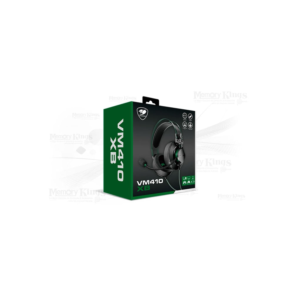 Auriculares gaming Cougar VM410 para PC y Xbox Series, sonido envolvente y comodidad superior