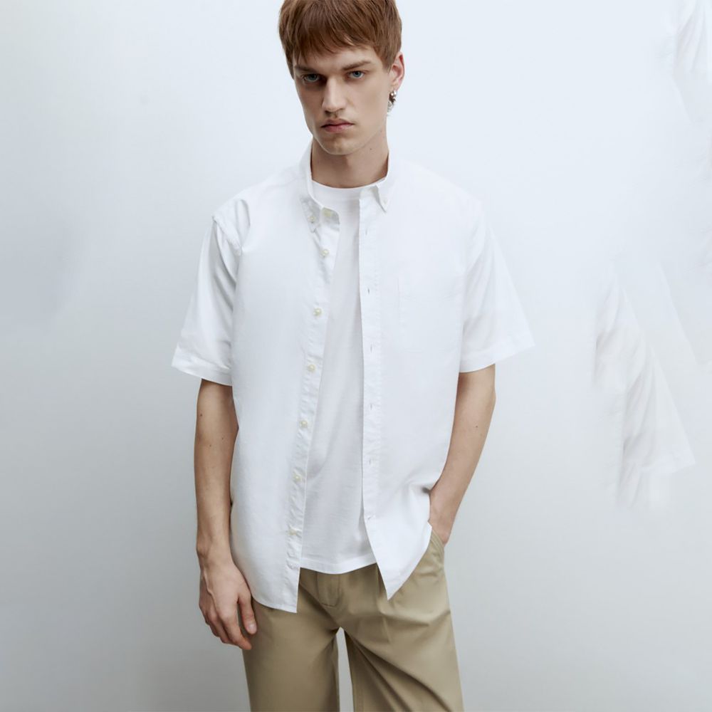 Camisa Hombre Sfera Oxford Blanco Oechsle Oechsle