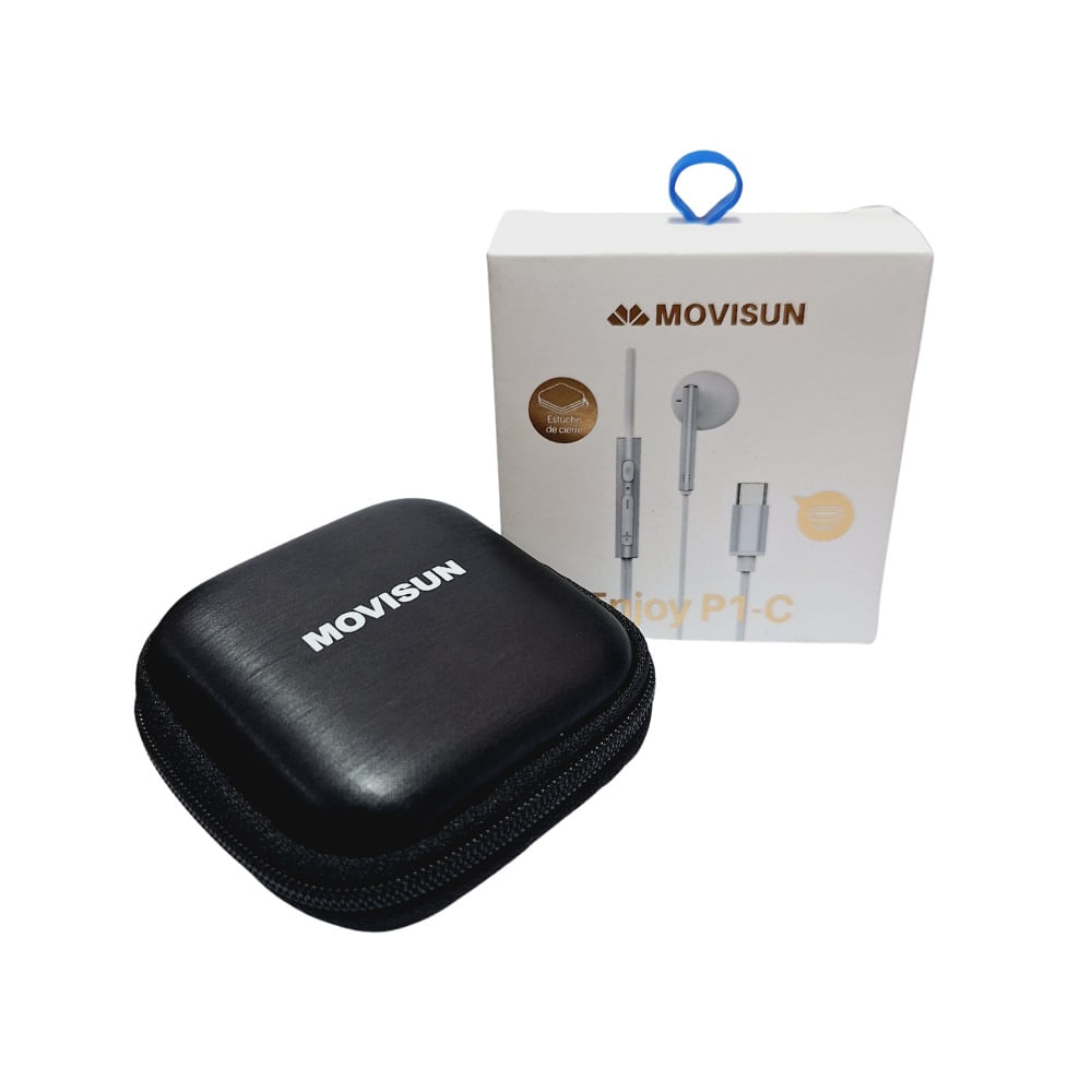 Audífono Enjoy Tipo C P1-C MOVISUN Blanco Audífono Enjoy Tipo C P1-C MOVISUN Blanco