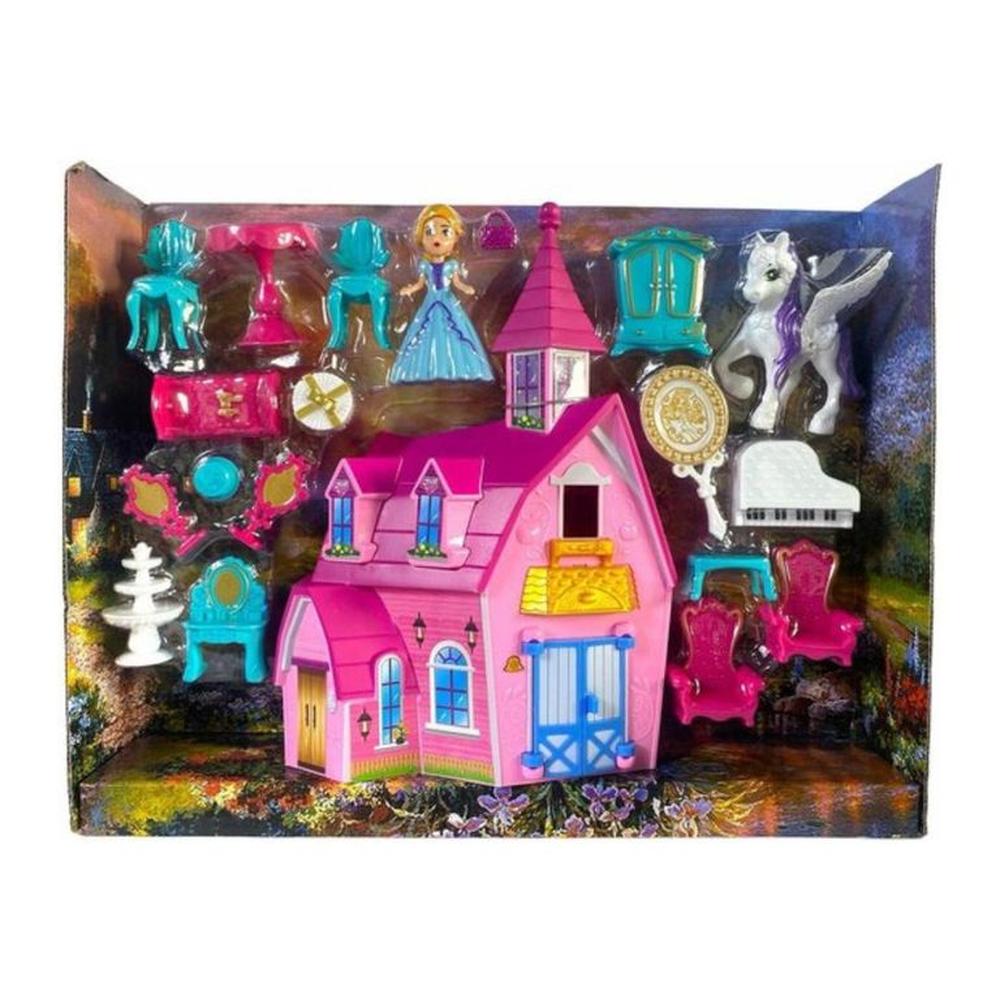 Juego Interactivo Castillo Rosa de Princesas Luces y Sonido Juego Interactivo Castillo Rosa de Princesas Luces y Sonido