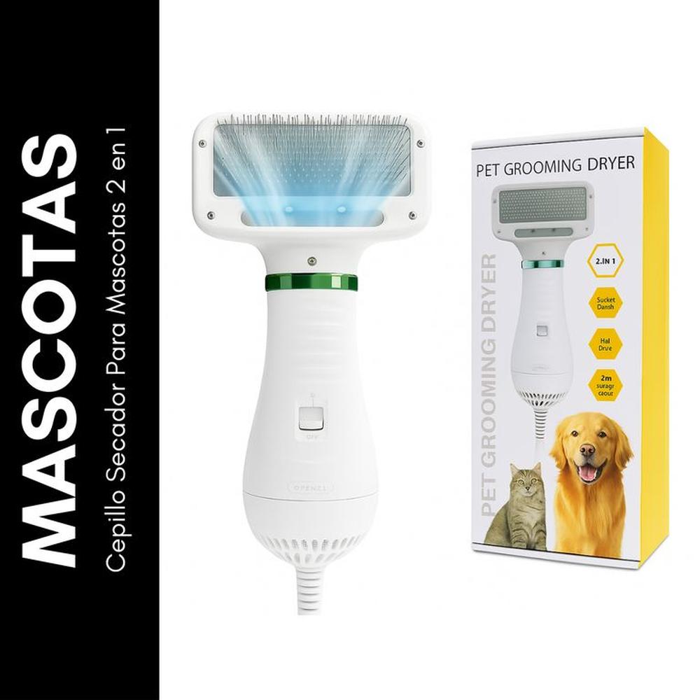 Cepillo Secador Para Mascotas 2 en 1 Cepillo Secador Para Mascotas 2 en 1