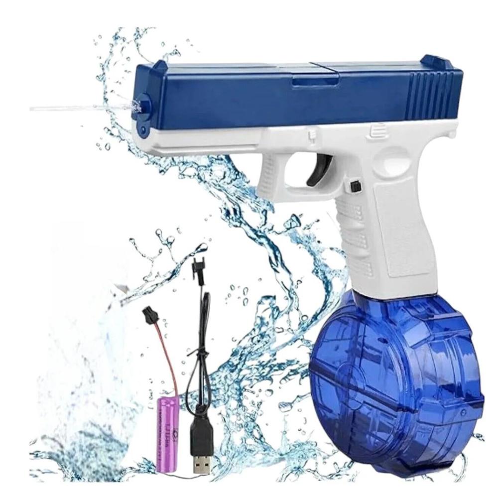 Pistola Glock de Agua Eléctrica Azul Batería Pistola Glock de Agua Eléctrica Azul Batería