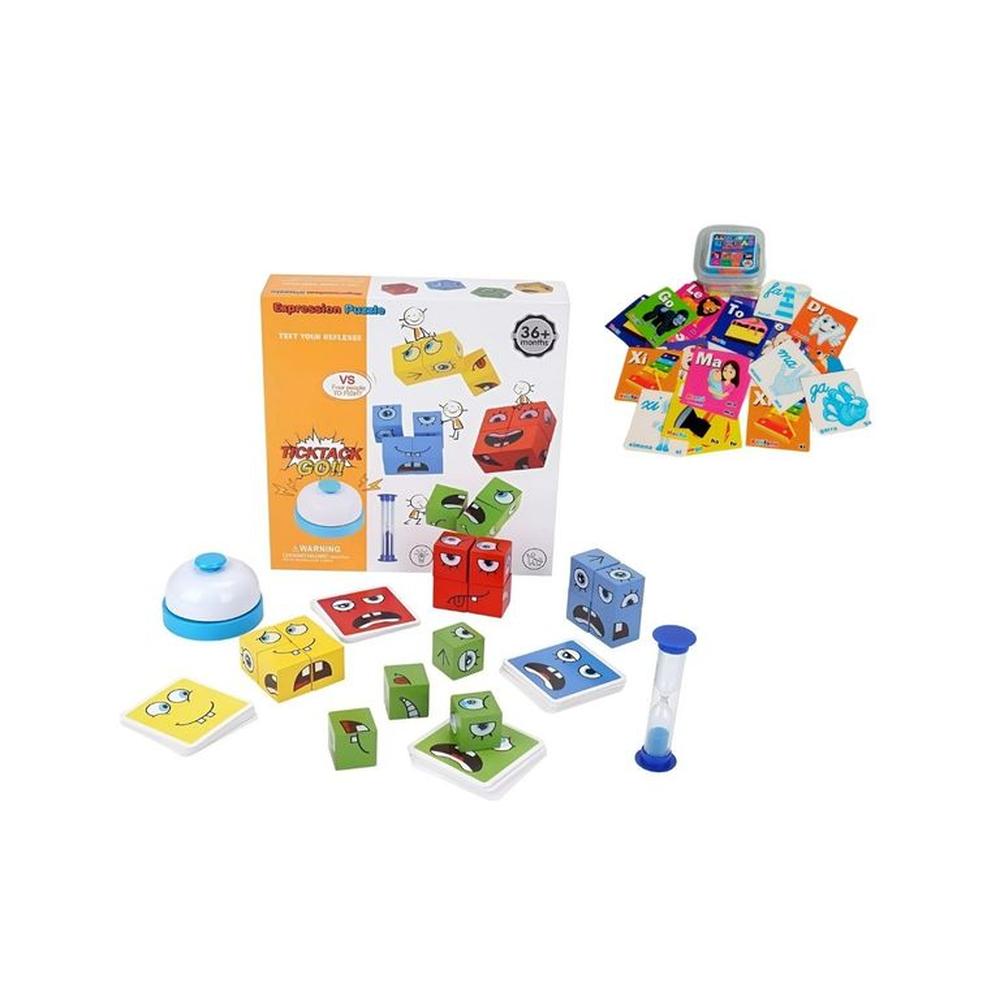 Pack Didáctico Cubos Emociones + Tarjetas Léxicas para Niños Pack Didáctico Cubos Emociones + Tarjetas Léxicas para Niños