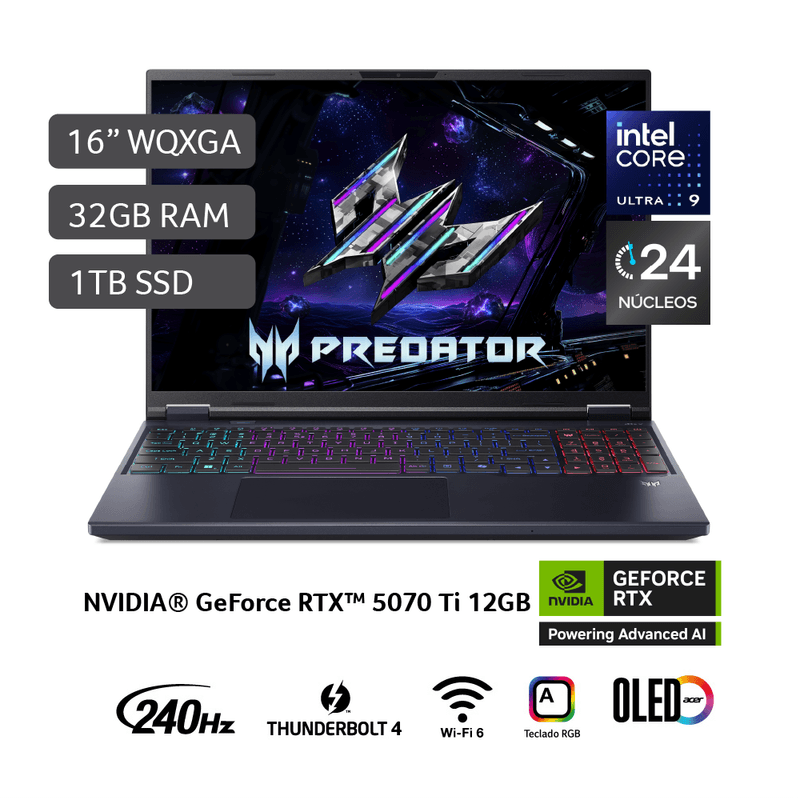 Acer PHN16-73-93D4 Core Ultra 9 275HX 32GB RAM 1TB