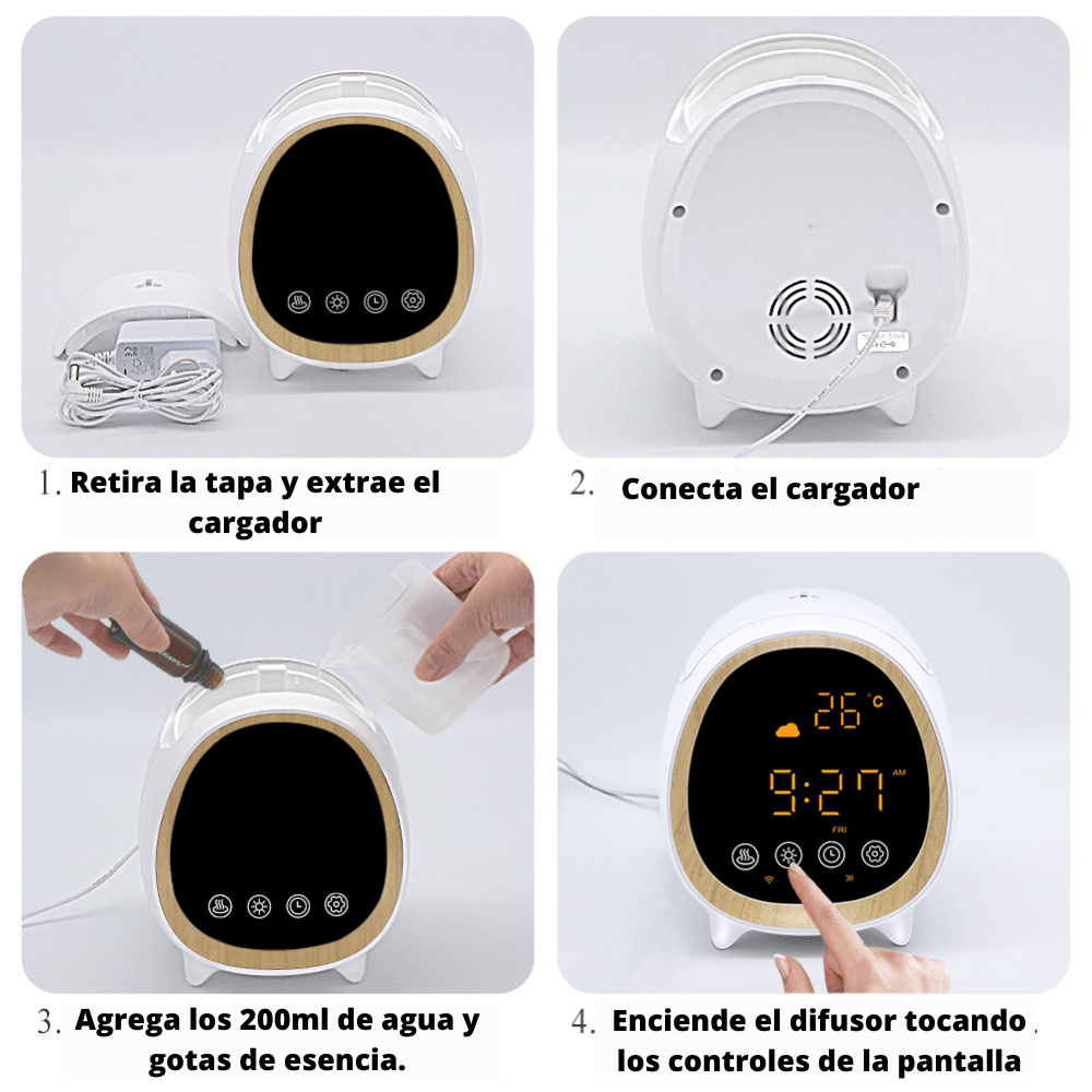 Difusor de aroma inteligente 200ml con Alexa Difusor de aroma inteligente 200ml con Alexa