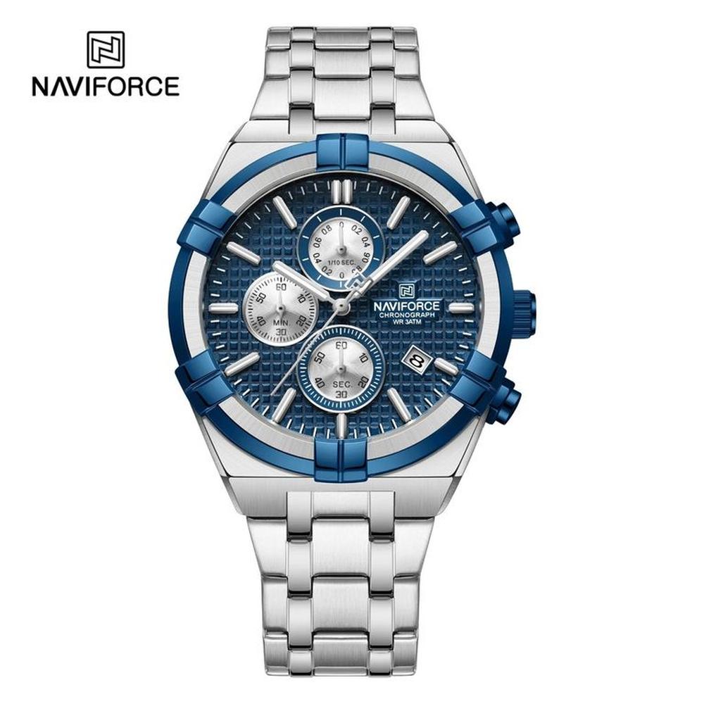 RELOJ NAVIFORCE 8042 BLUE SILVER