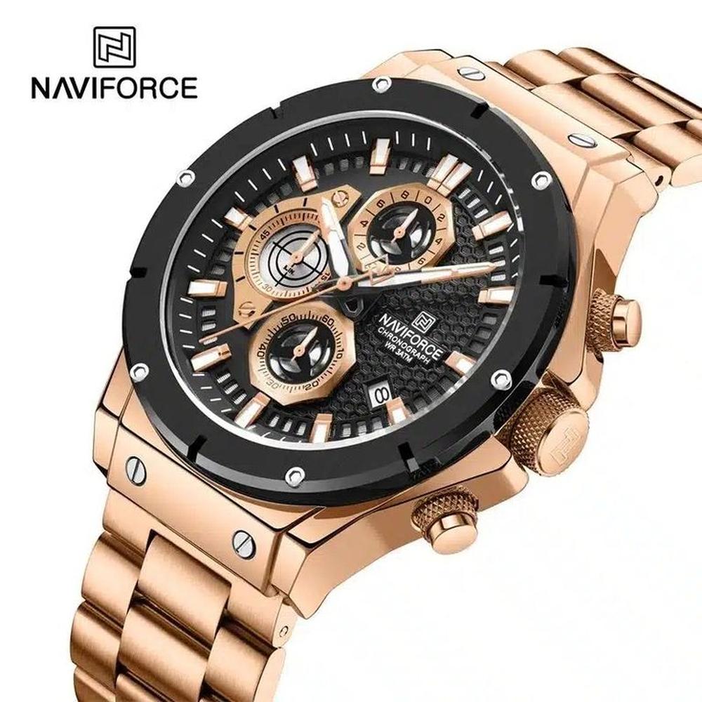 RELOJ NAVIFORCE 8026 ORO ROSA