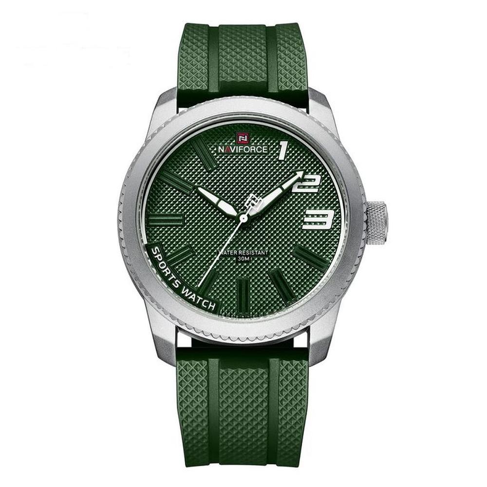 Reloj Naviforce 9202T Correa Verde de silicona