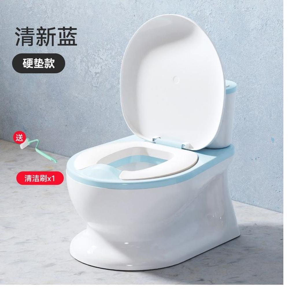 Inodoro de entrenamiento para Niños con Porta Papel Celeste