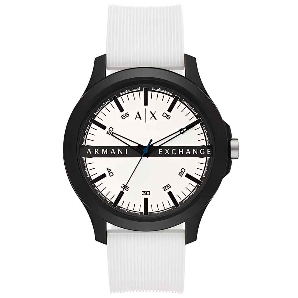 Reloj Armani Exchange Hampton AX2431 Correa de Silicona Blanco