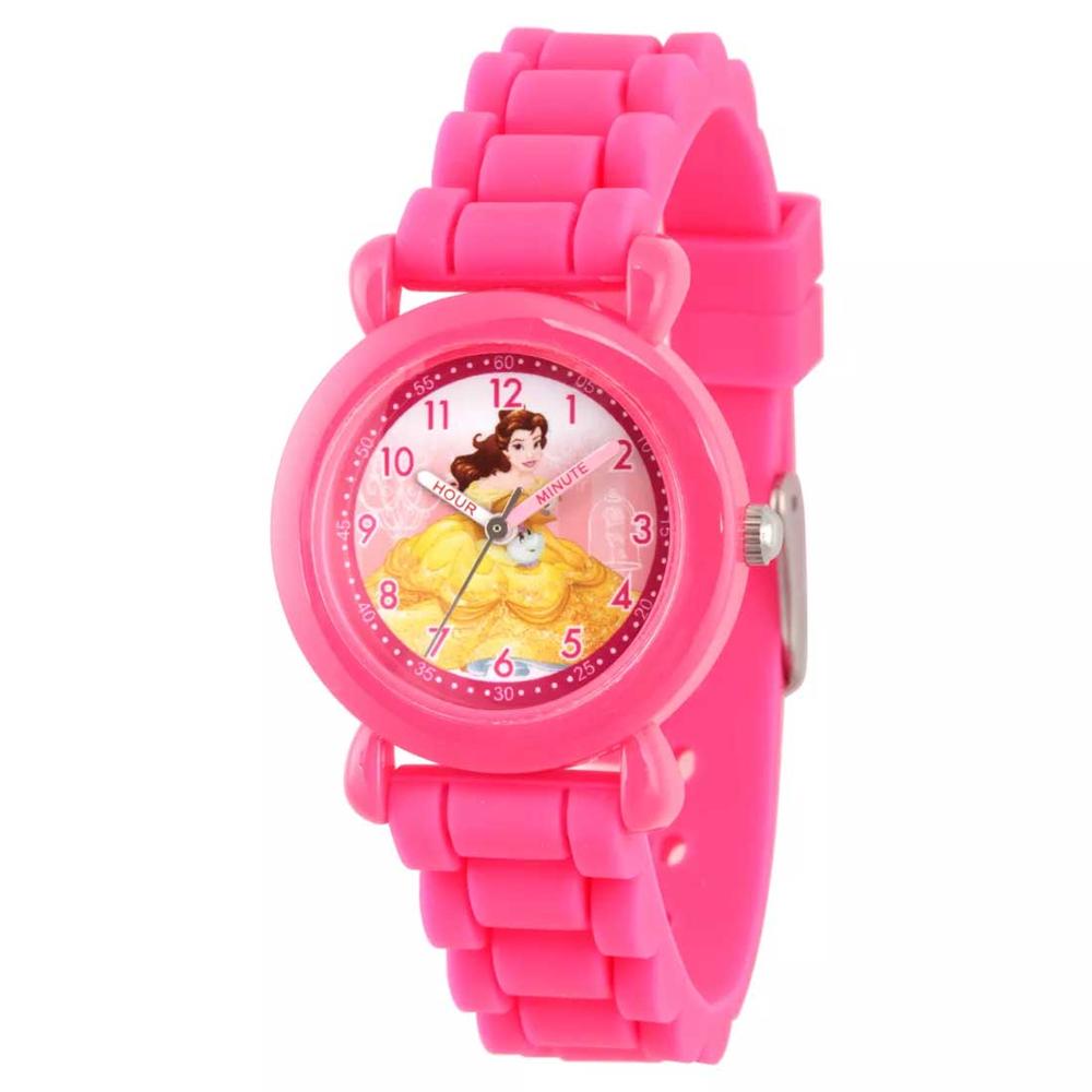 Reloj Infantil Disney Princesa Bella Cuarzo Analógico Rosa WDS000146