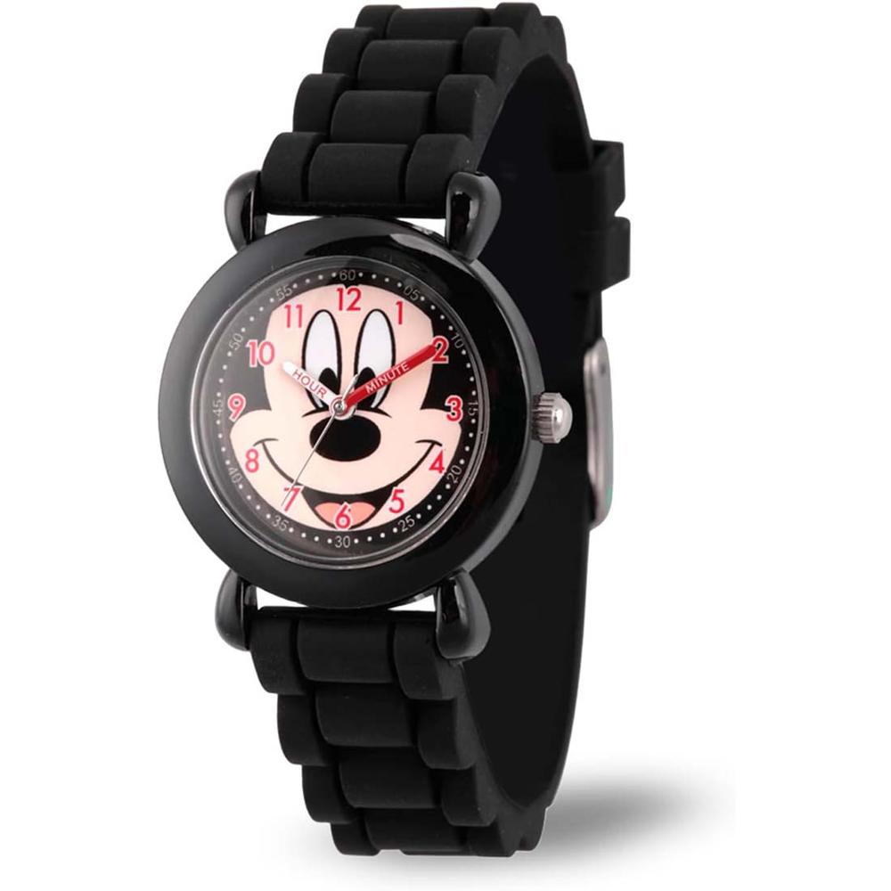 Reloj Infantil Disney Mickey Mouse Cuarzo Analógico Negro WDS000014