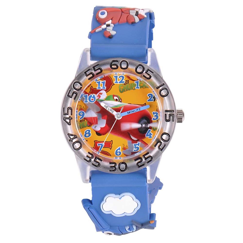 Reloj Infantil Disney Aviones Cuarzo Analógico Ice Azul W001297