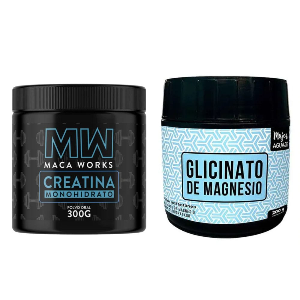 Creatina + Glicinato 200 g Mujer Aguaje