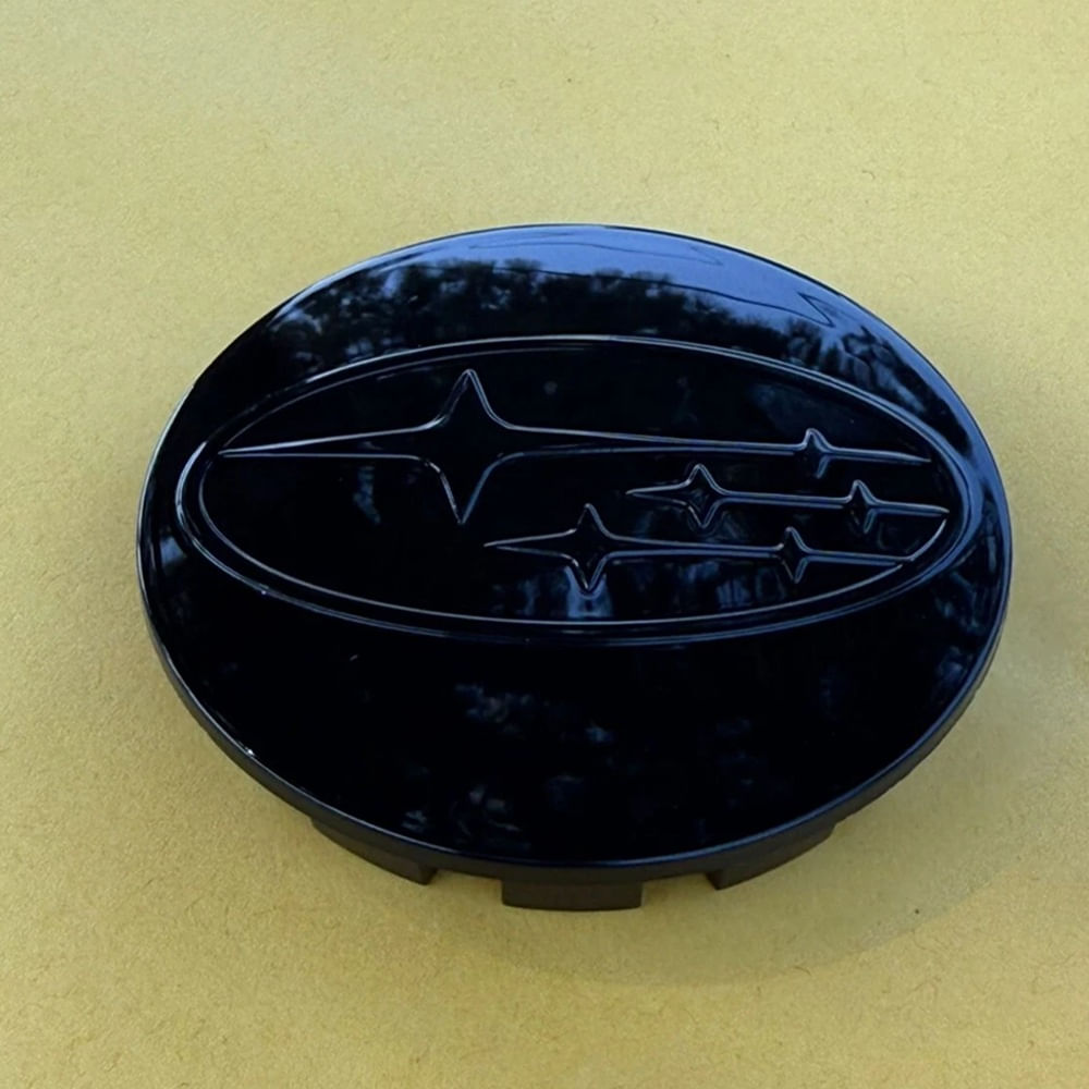 Tapa Central compatible con Aro Subaru 60mm (juego 4 Unidades) Black