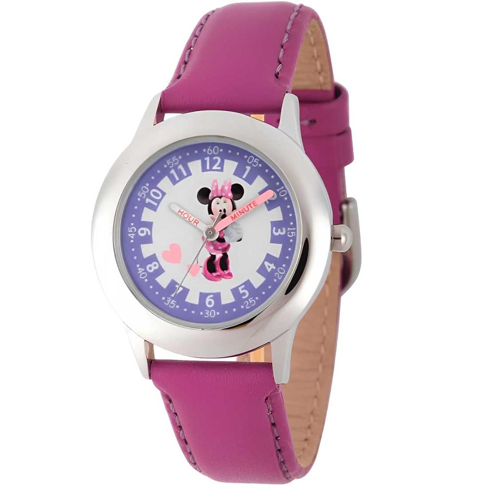 Reloj Infantil Disney Minnie Mouse Cuarzo Analógico Acero WDS000089