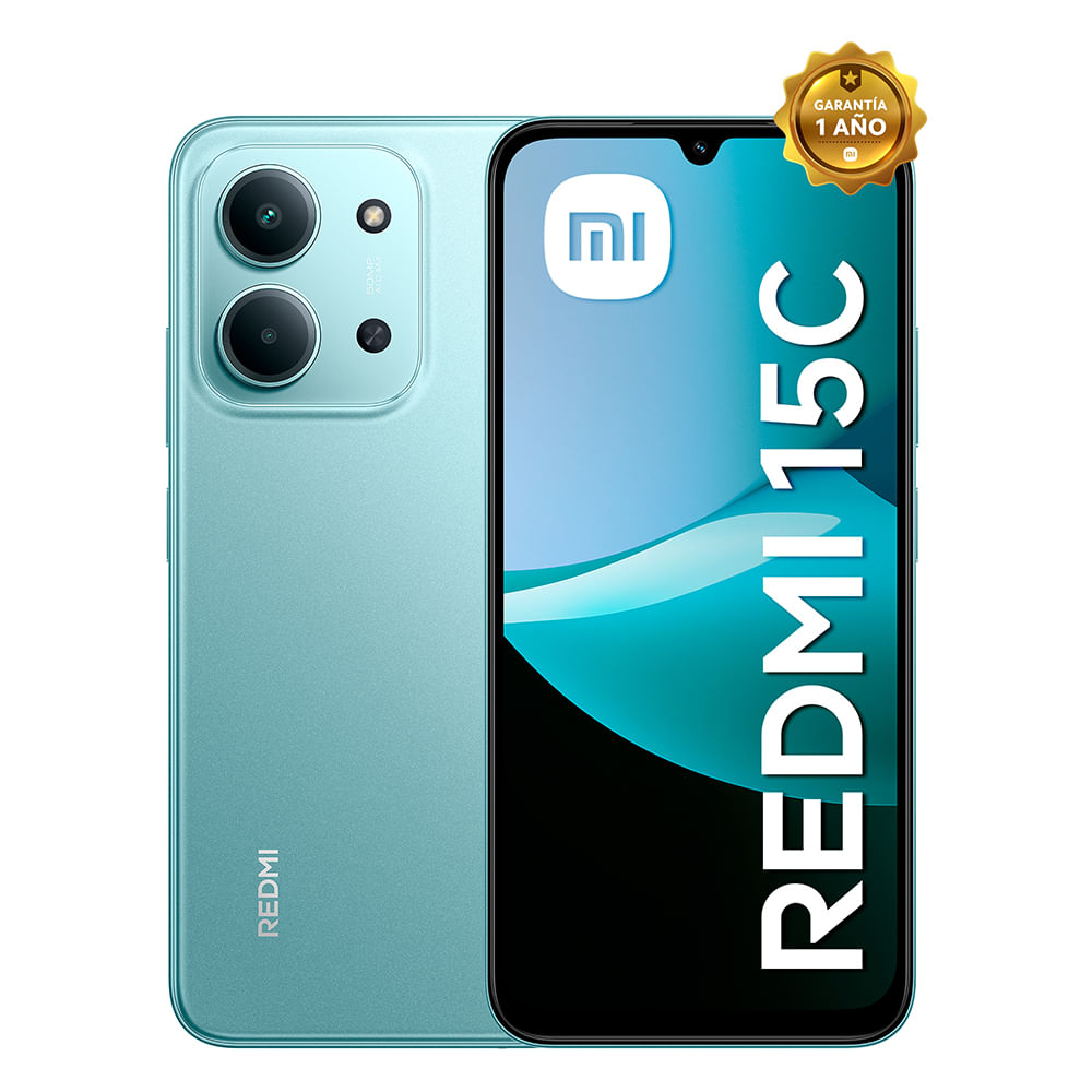 Celular Redmi 15C Mint Green 4GB RAM 256GB ROM