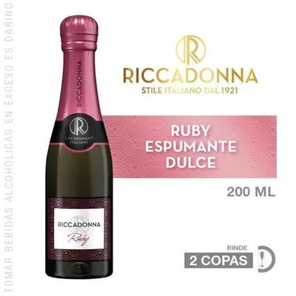 Espumante RICCADONNA Ruby Botella 200ml