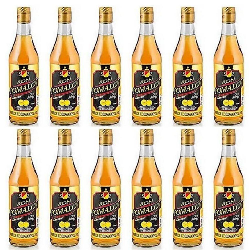 Ron Pomalca Oro Añejo 750ml - 12 UND