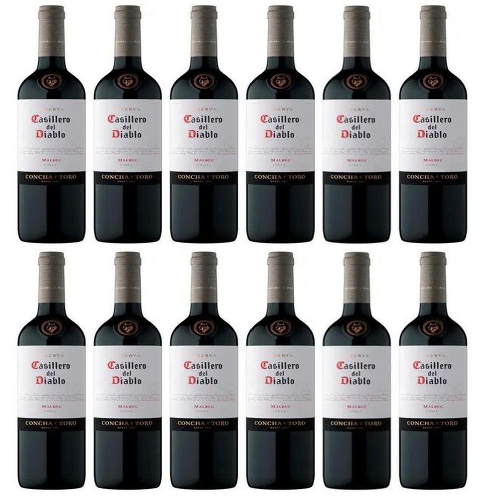Vino Casillero del Diablo Malbec 750ml - 12 UND
