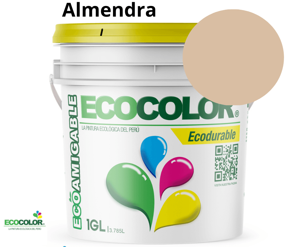 Pintura Ecológica ECODURABLE 1 Galón Almendra