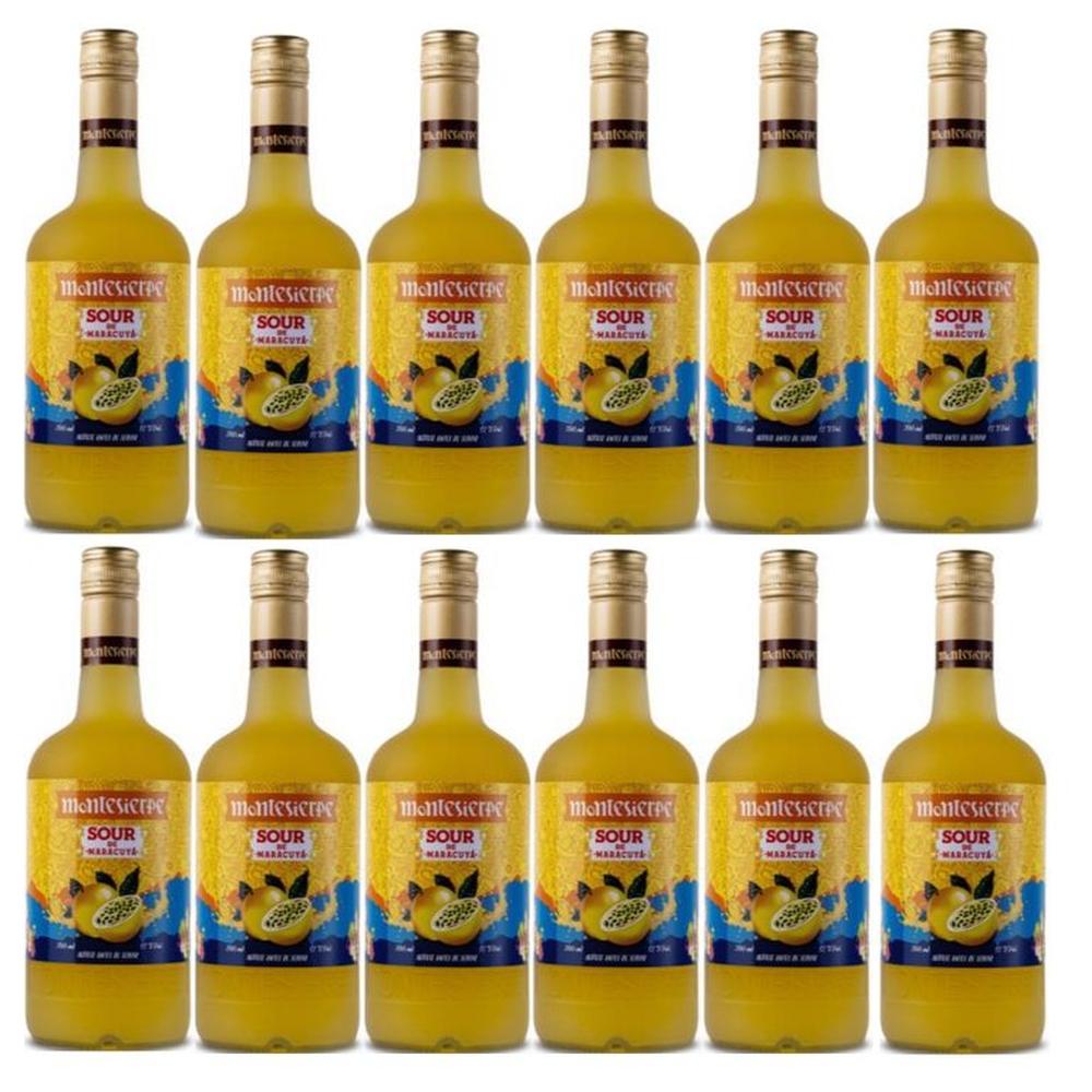 PISCO SOUR MONTESIERPE MARACUYA 700 ML - 12 UND