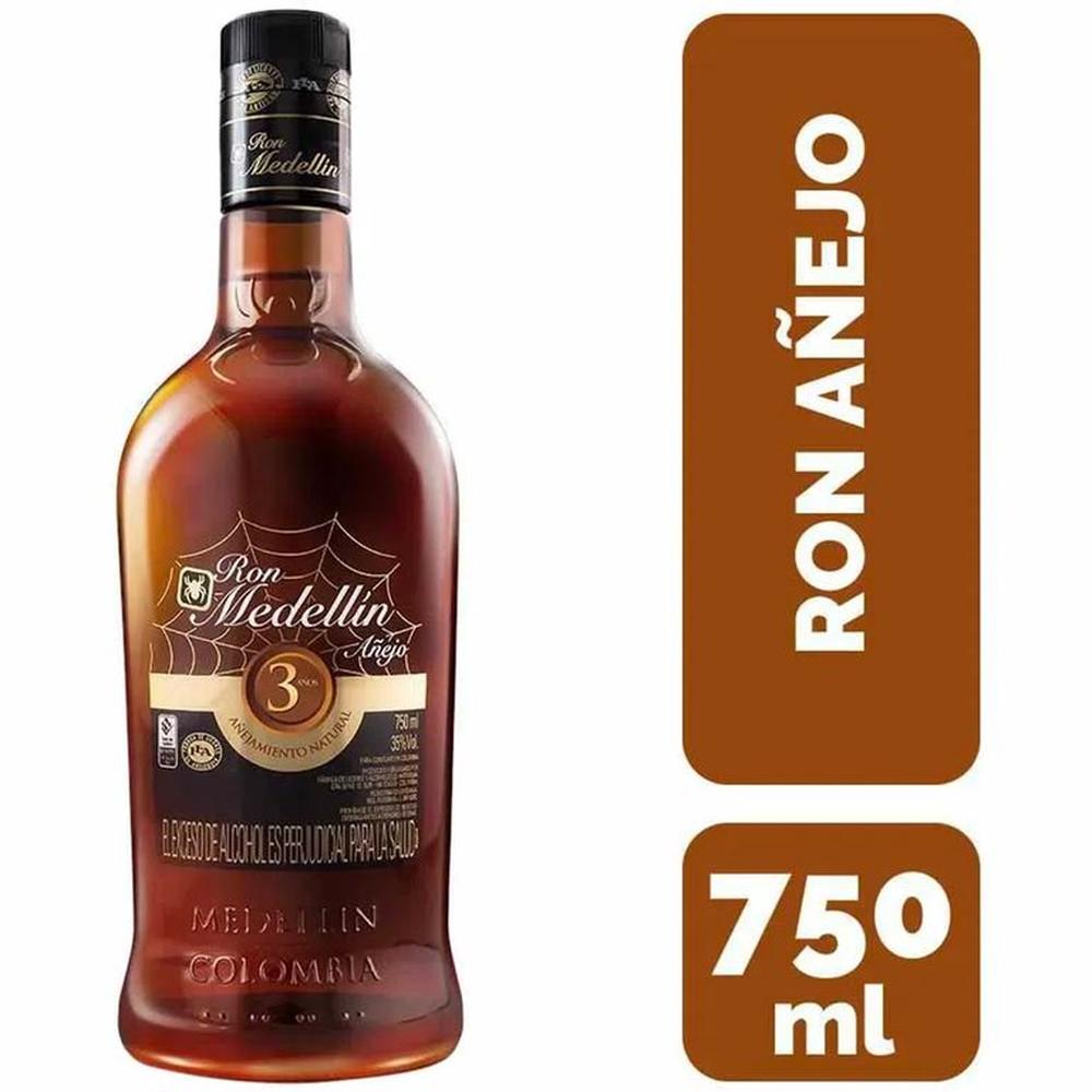 Ron Medellín Añejo 3 años 750ml