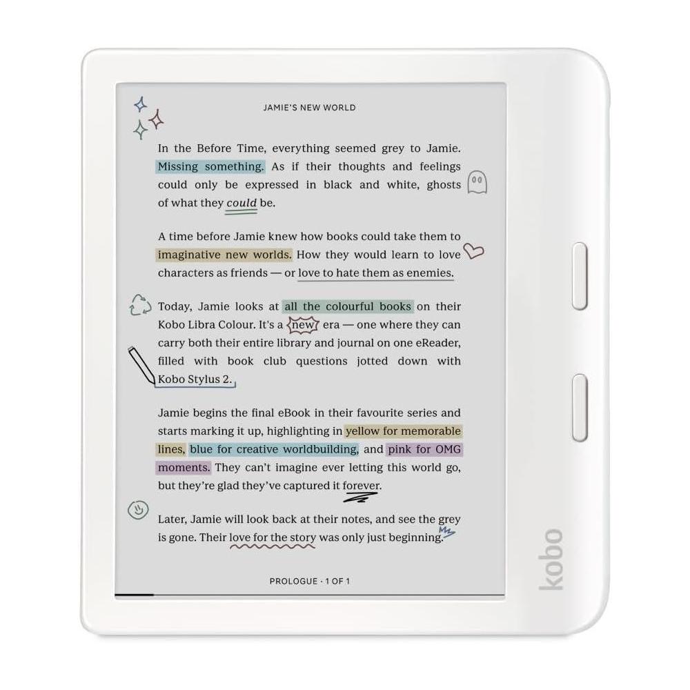 eReader Kobo Kobo Libra Color 32GB Blanco eReader Kobo Kobo Libra Color 32GB Blanco
