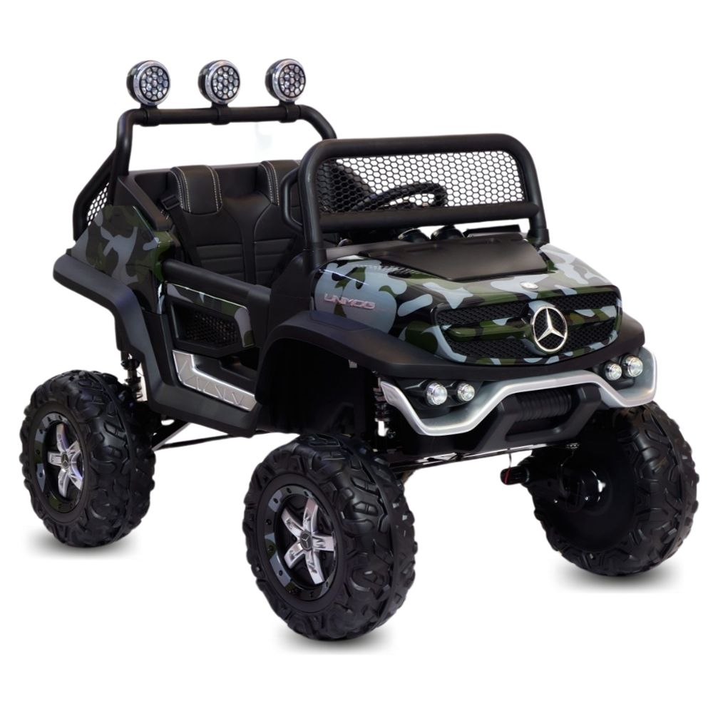 Carro a Batería 4 x 4 Obelix Todo Terreno Camuflado Carro a Batería 4 x 4 Obelix Todo Terreno Camuflado