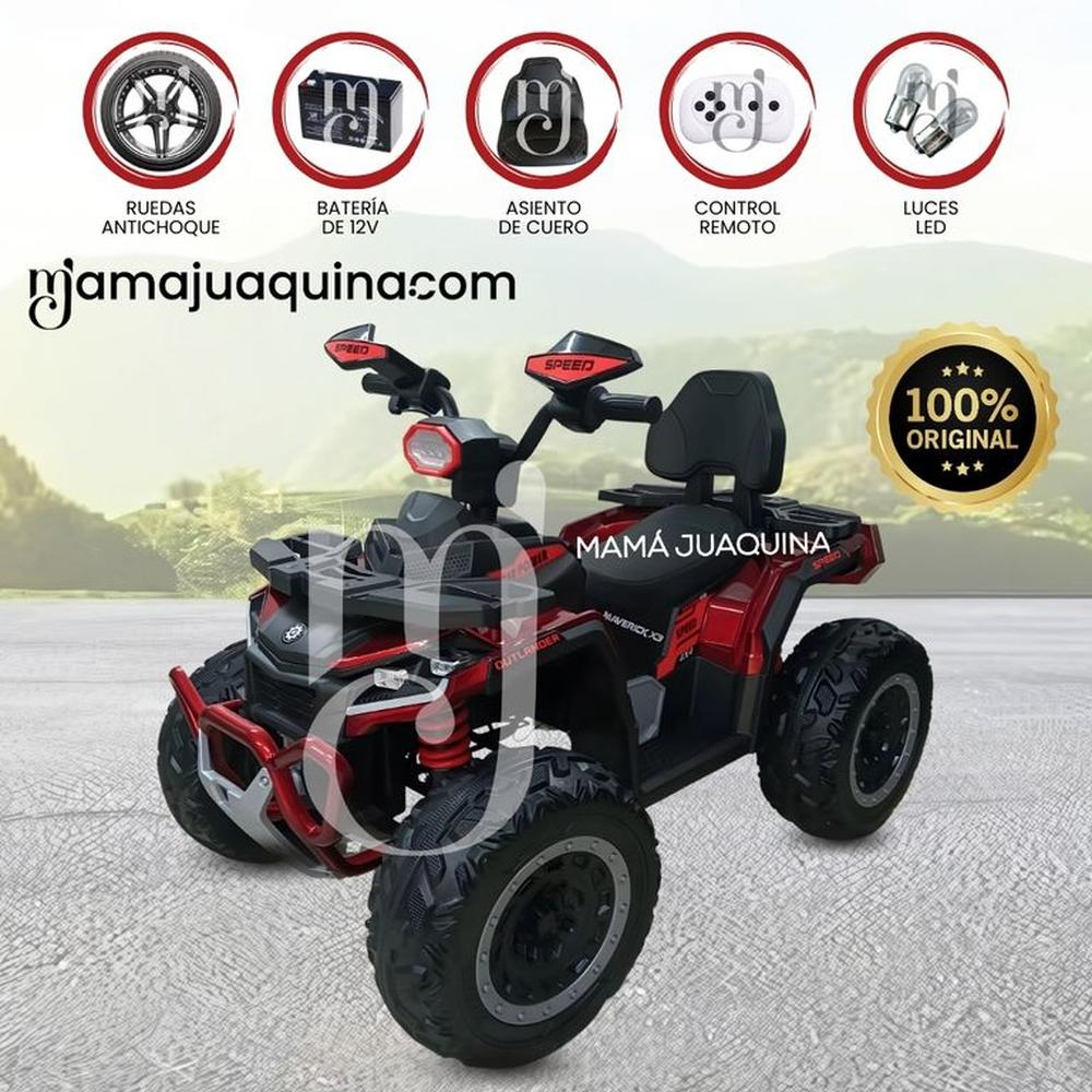 Cuatrimoto a Batería «HOLLICY II» con Control Remoto Red Cuatrimoto a Batería «HOLLICY II» con Control Remoto Red