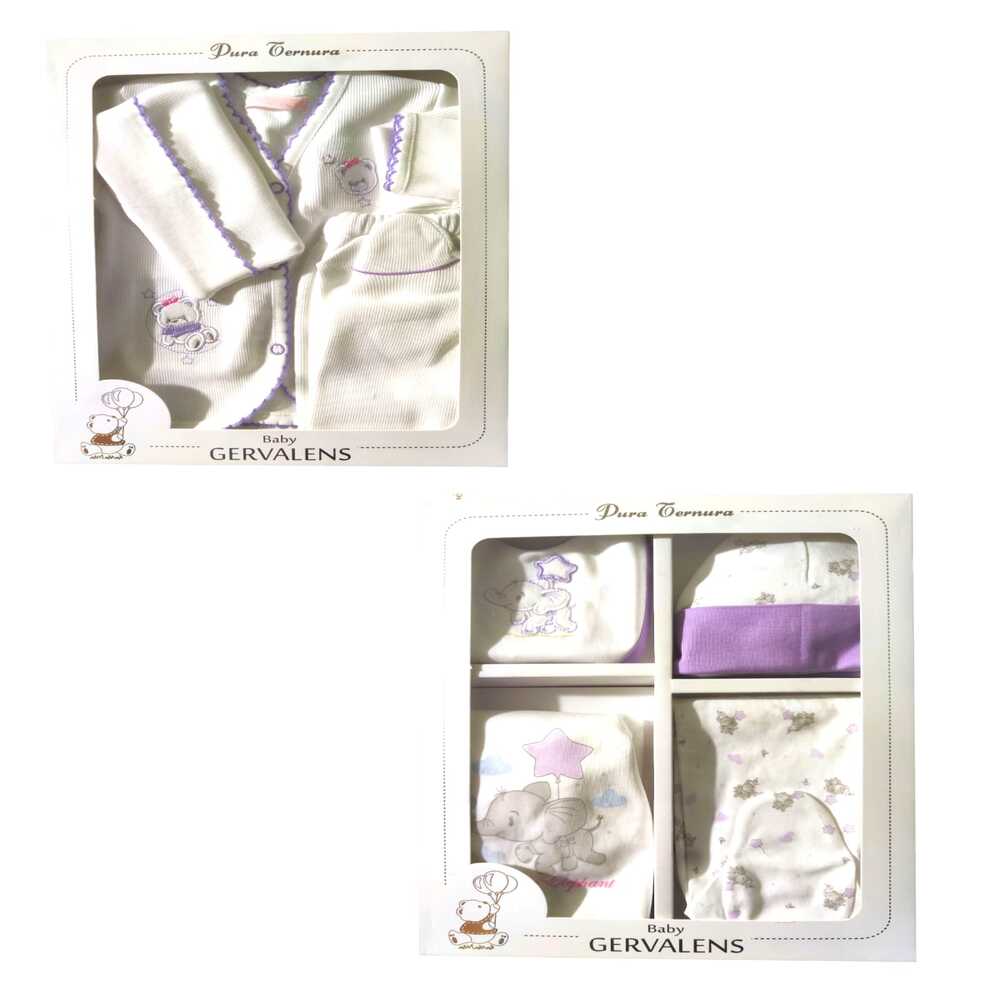 Conjunto  de bebe Recien Nacido - Morado