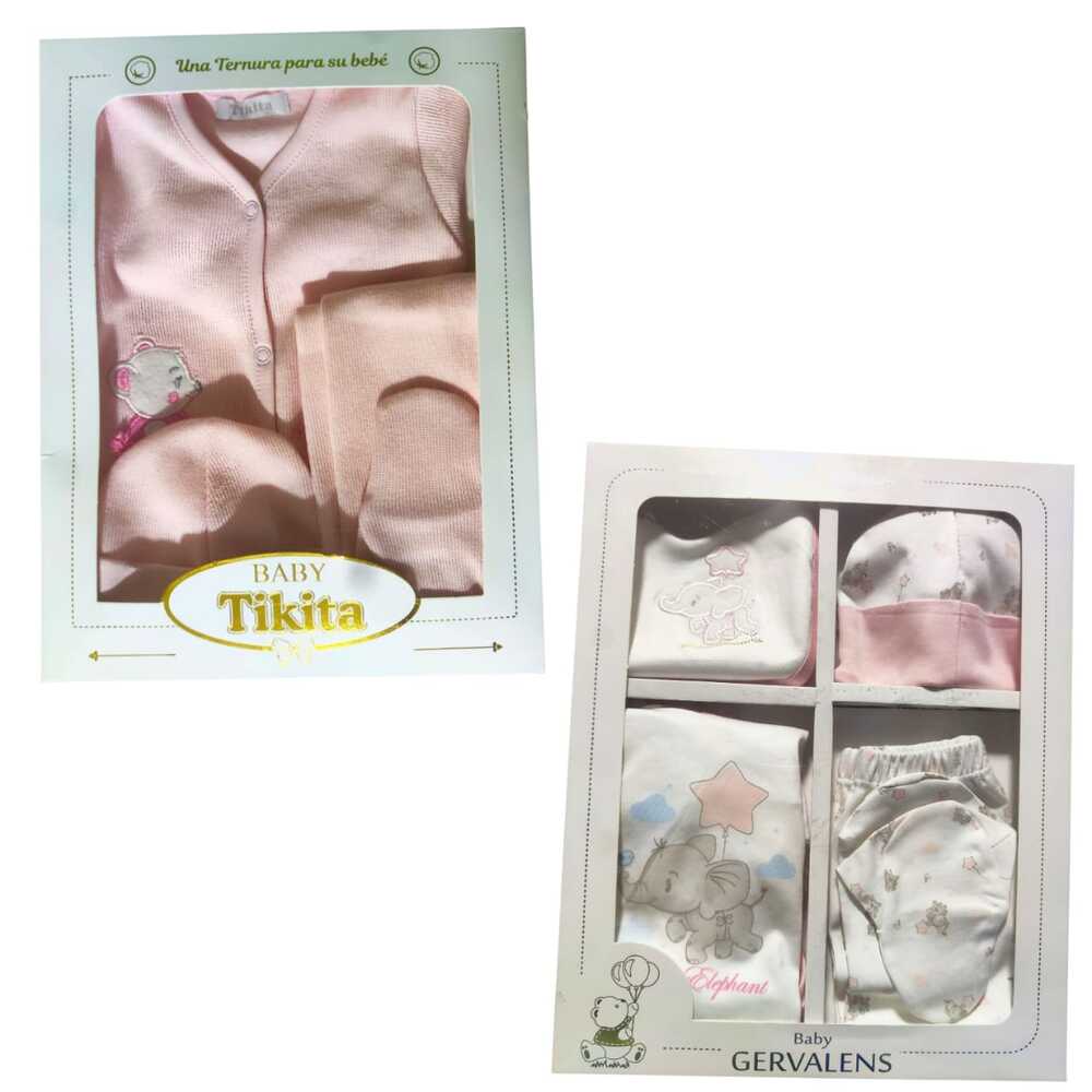 Conjunto de bebe Recien Nacido - Rosado