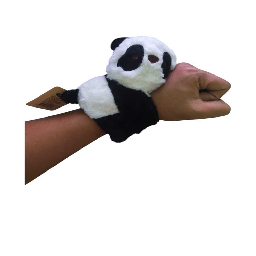 Dos Brazalete De Peluche Oso Panda Dos Brazalete De Peluche Oso Panda