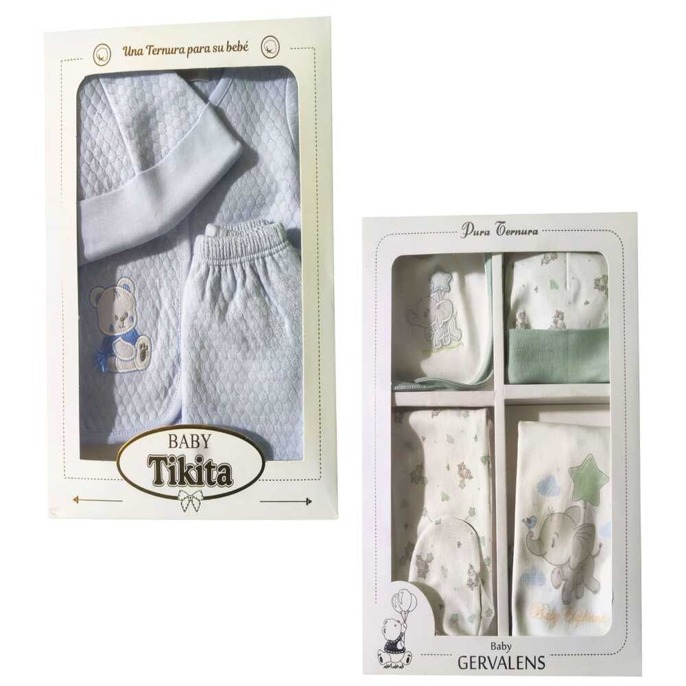 Conjunto de  bebe Recien Nacido - Celeste