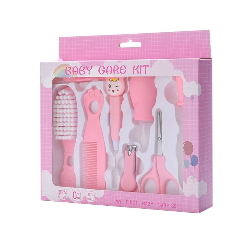 Kit de cuidado del bebé 8 piezas - Rosado Kit de cuidado del bebé 8 piezas - Rosado