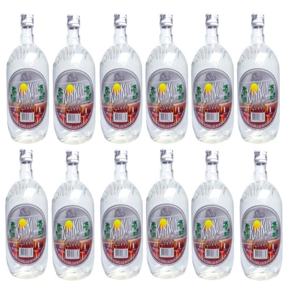 Ron KANKUN Blanco 1L - 12 UND