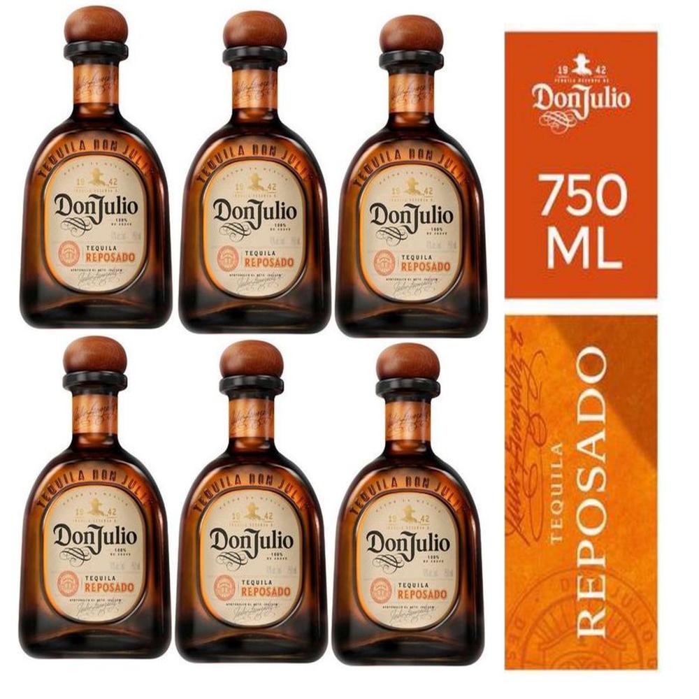 TEQUILA DON JULIO REPOSADO 750ML - 6 UND