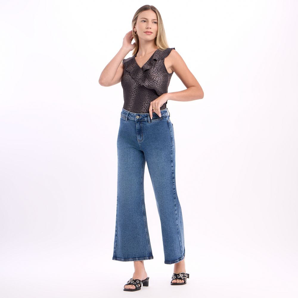 Jean Mujer Malabar Flare Rt Oechsle