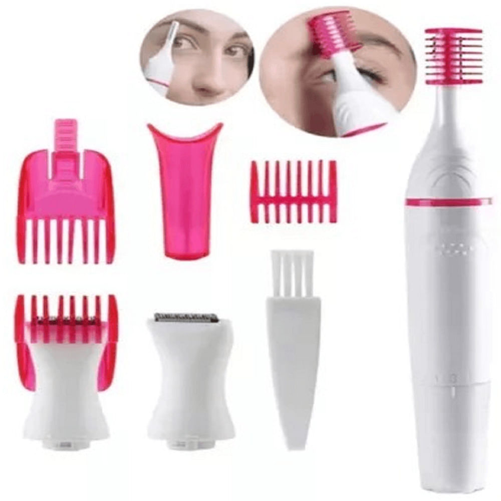 Máquina de depilación femenina, recortadora eléctrica 5 en 1, eléctrica