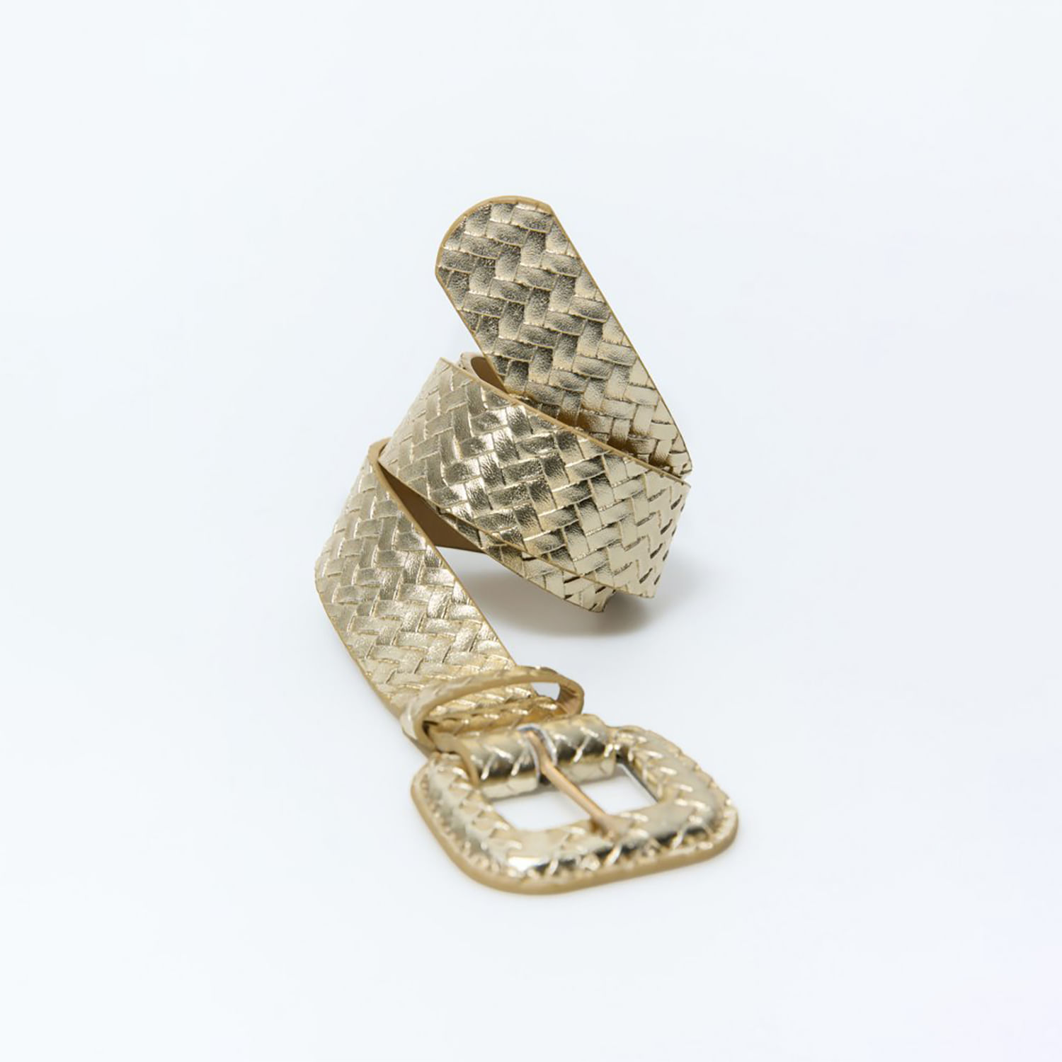 Correa Mujer Sfera Tachas Forma Flor Safina Oro