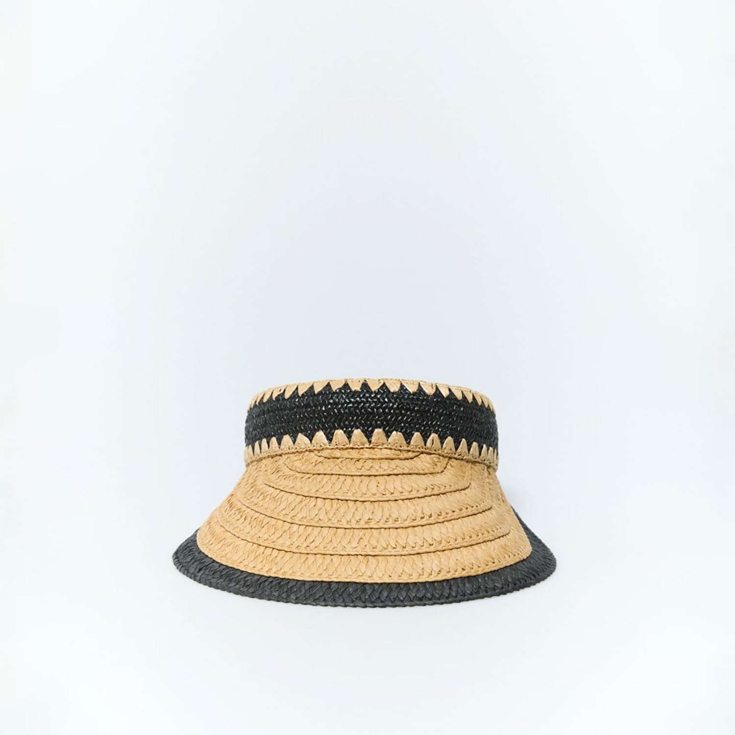 Visera Mujer Sfera Combinada Pespunte Negro