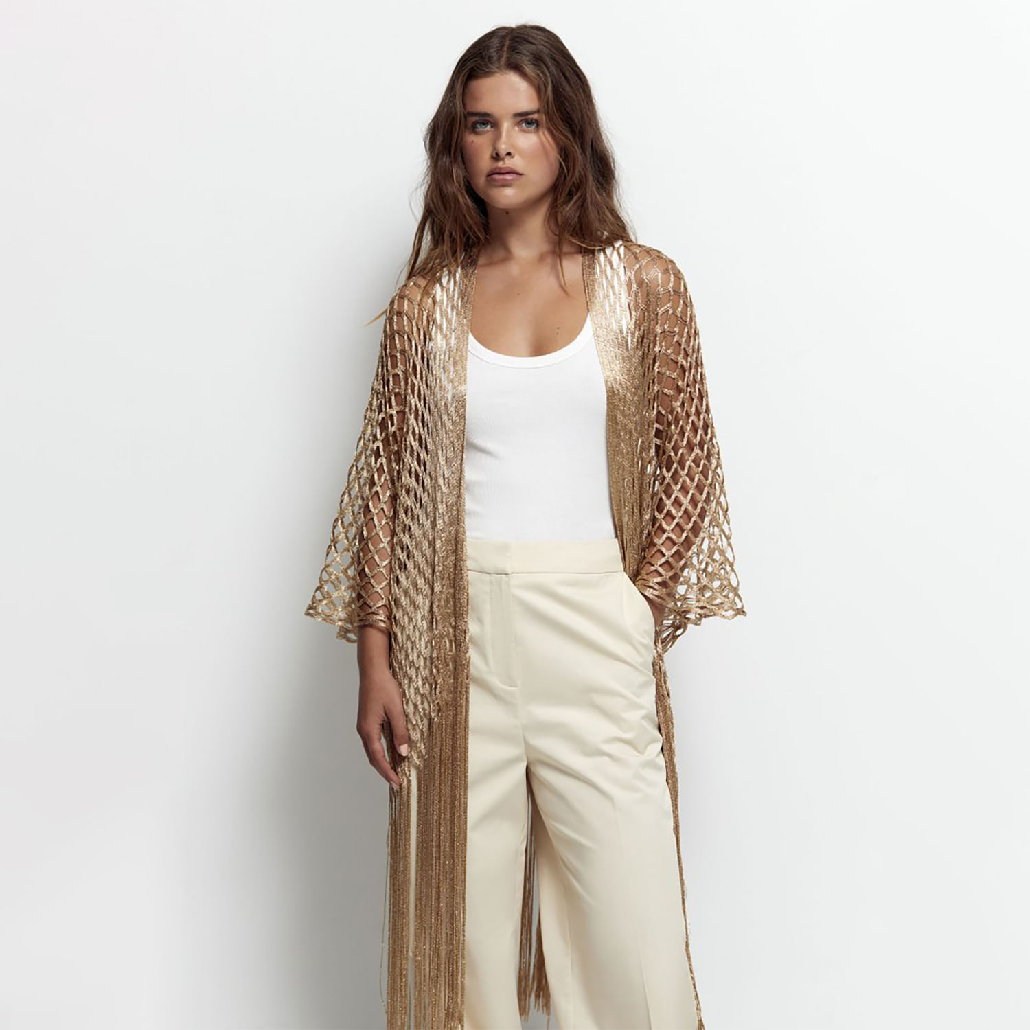 Manto Mujer Sfera Pañuelo Leopardo Con Print Mx Oro