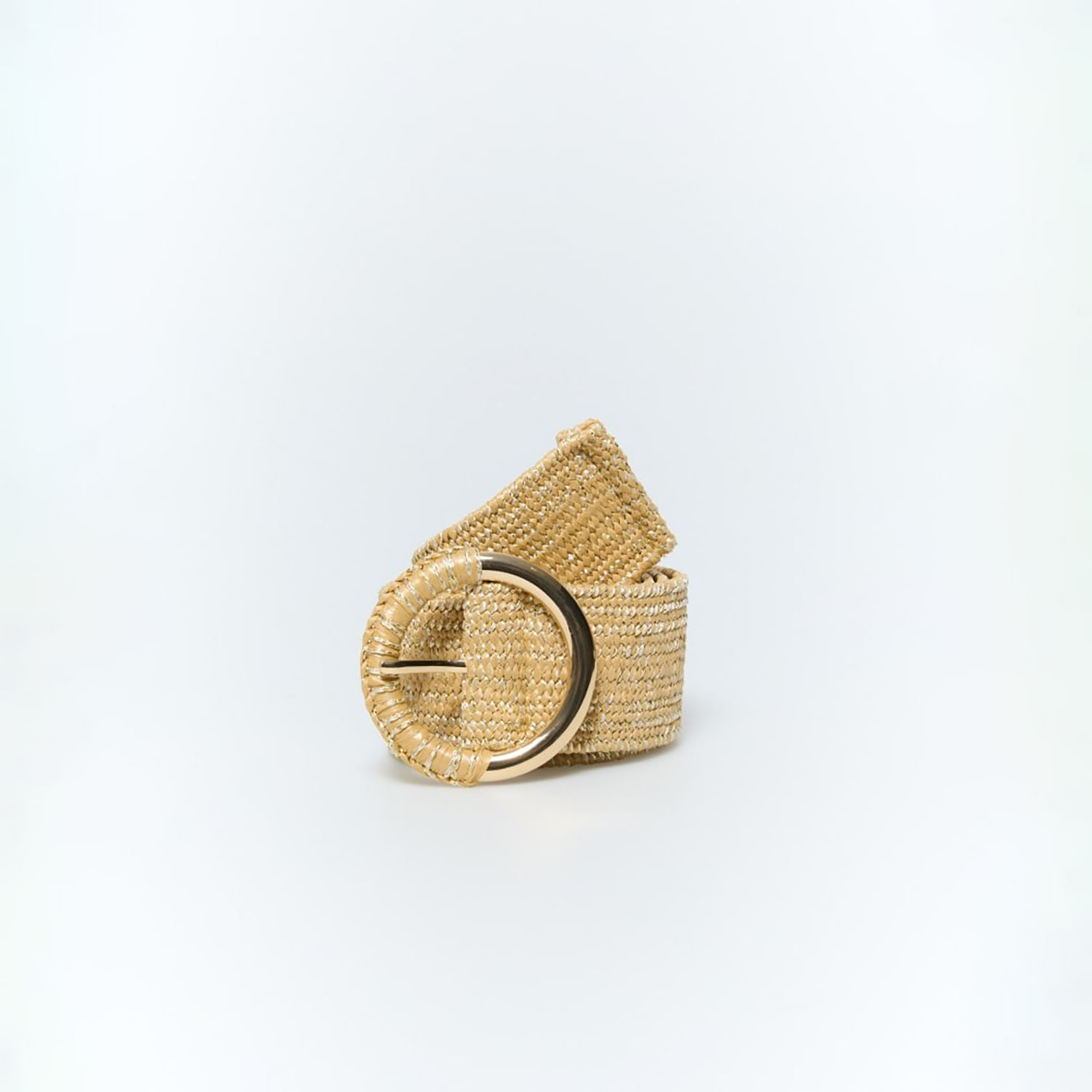 Correa Mujer Sfera Imagen Piezas Madera Crema