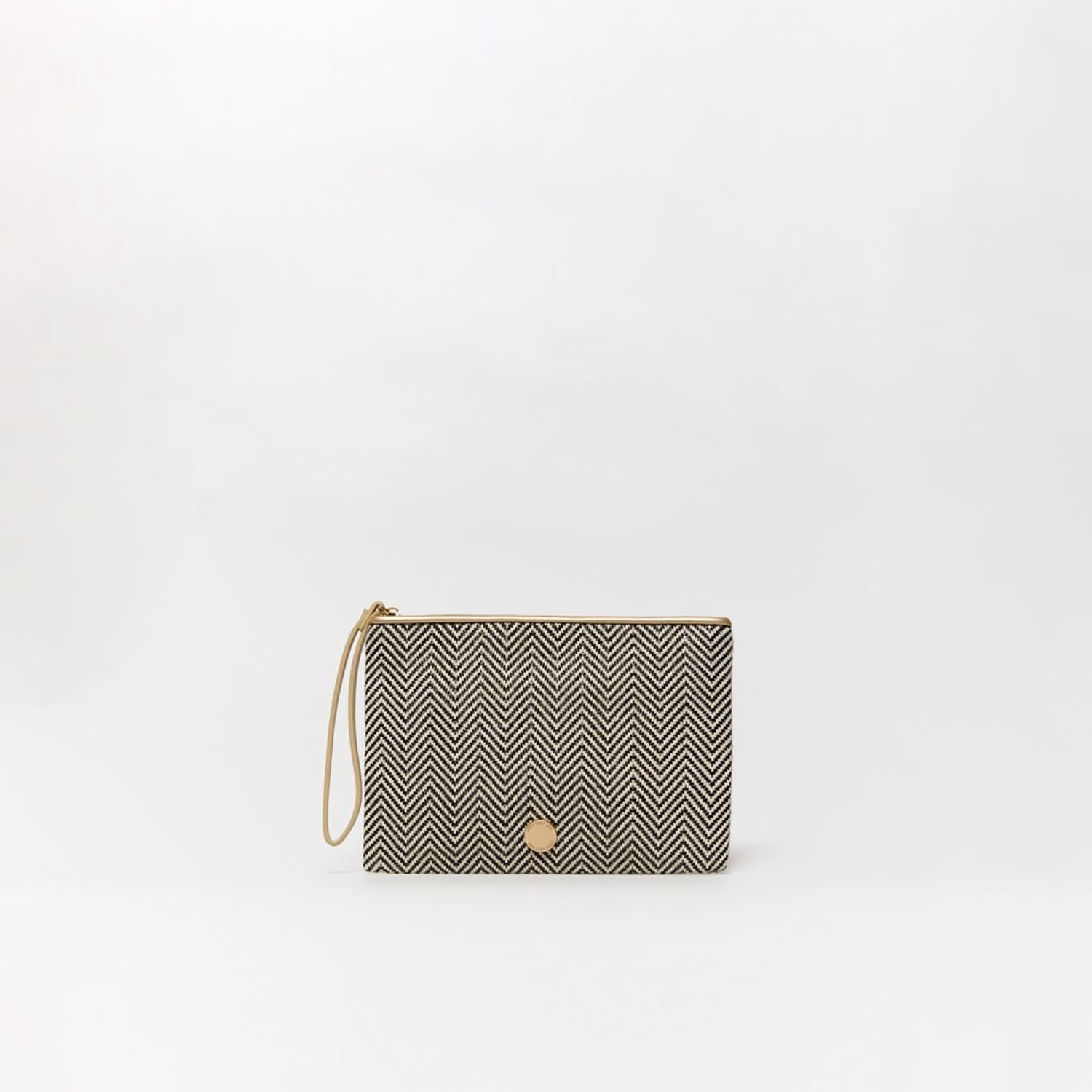 Monedero Mujer Sfera Rafia Multi Mx Negro