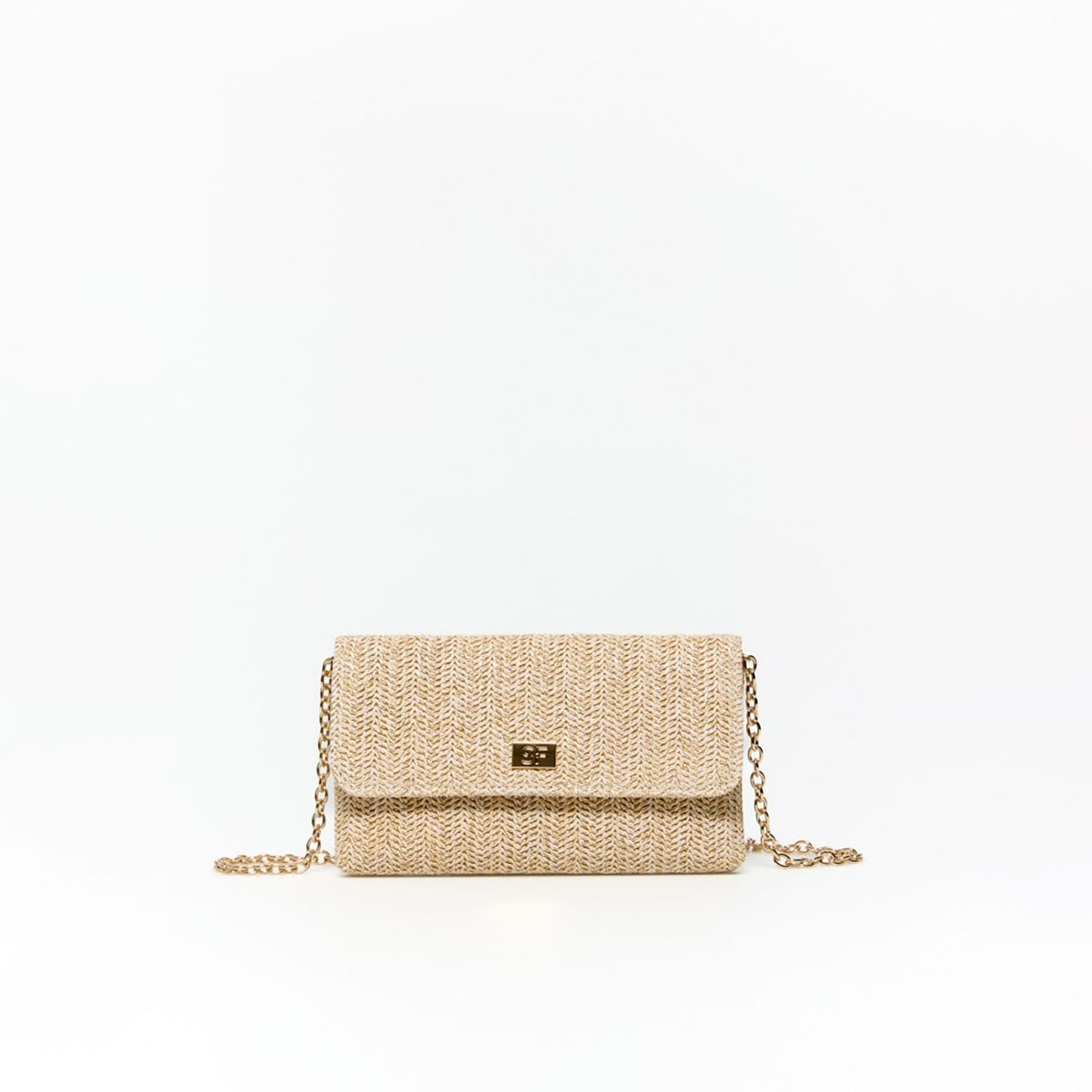 Monedero Mujer Sfera Purse Malla Crudo