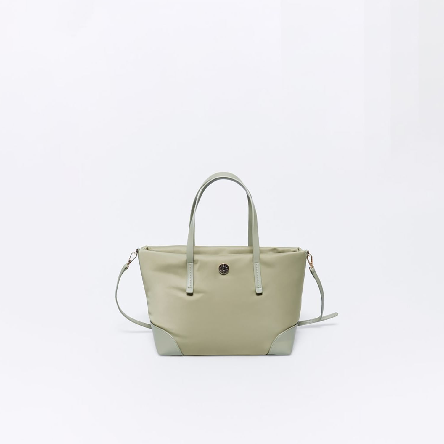 Bolso Mujer Sfera Nylon Talonera Verde